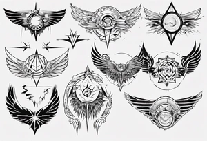 spreat wings tattoo idea
