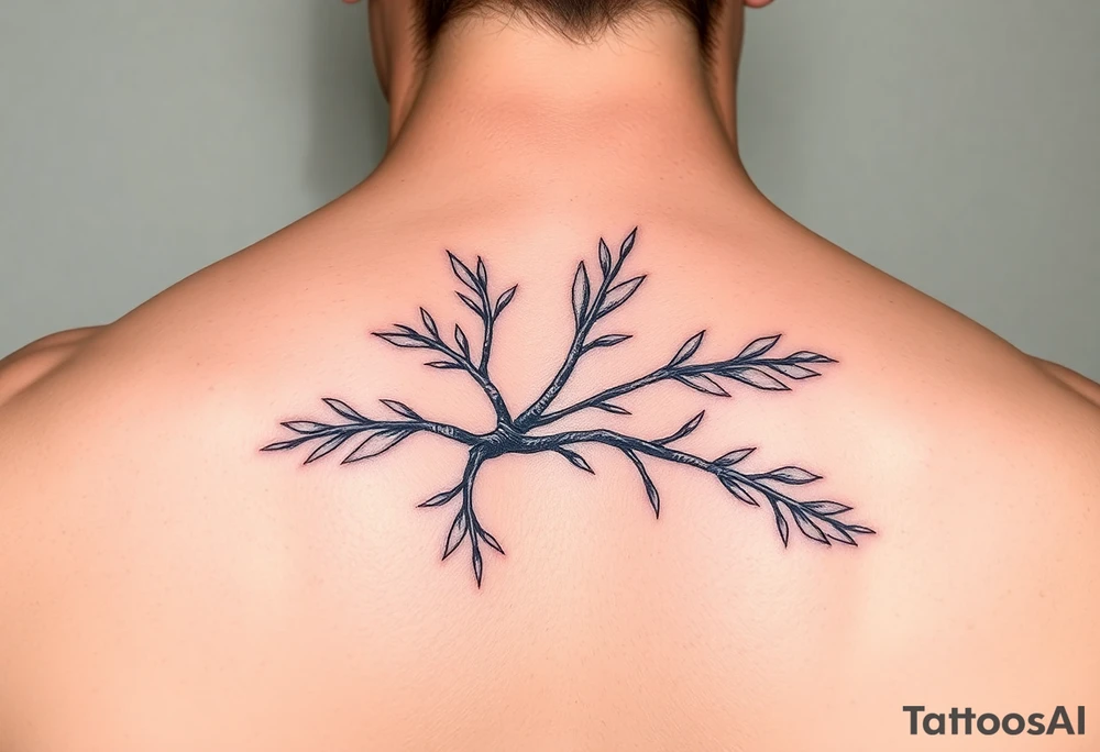 oak branch tattoo idea