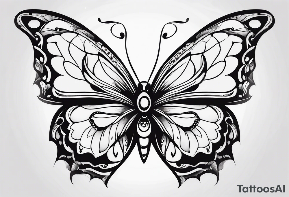 Butterflies tattoo idea