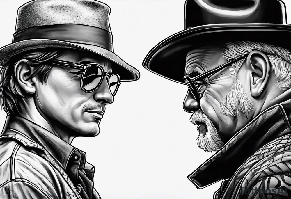 father son tattoo idea