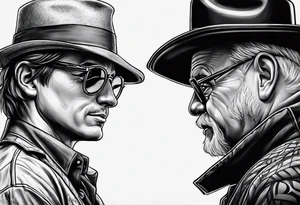 father son tattoo idea