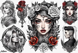 JULLIANE with fonts tattoo idea