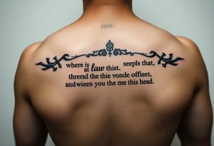 The alchemist 1st law qoute tattoo idea