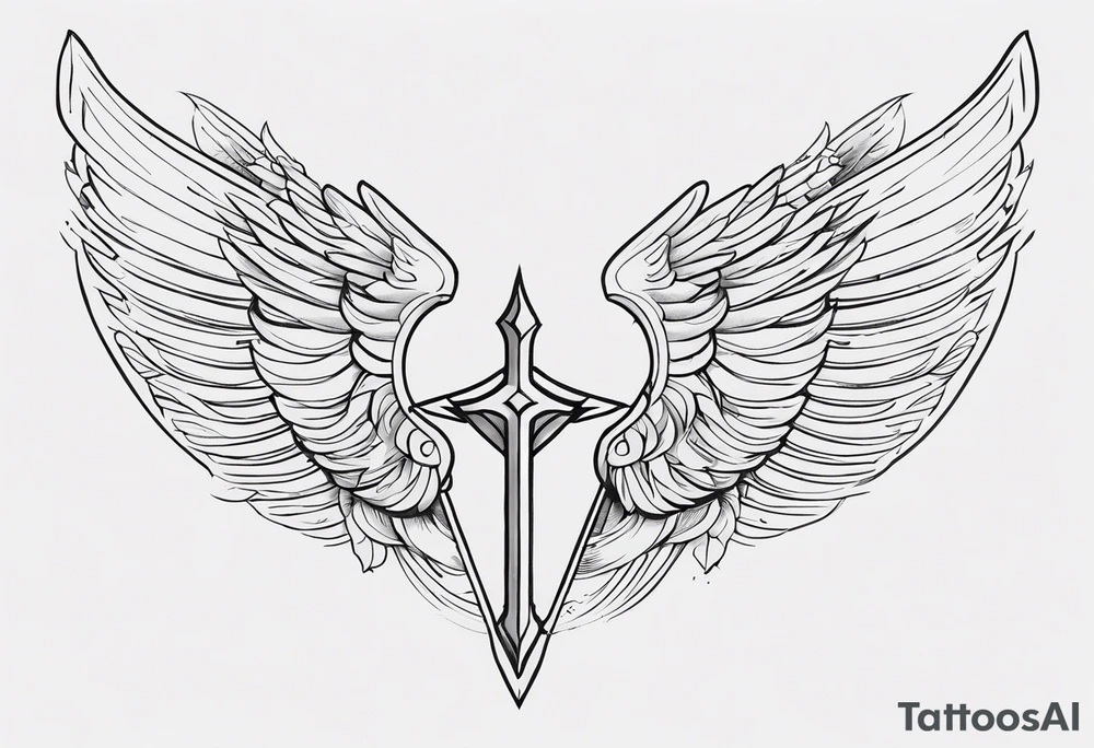 Valkyrie wings tattoo idea