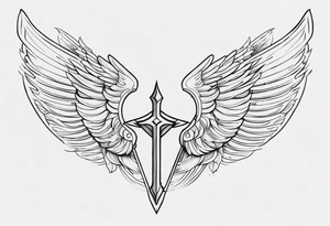 Valkyrie wings tattoo idea