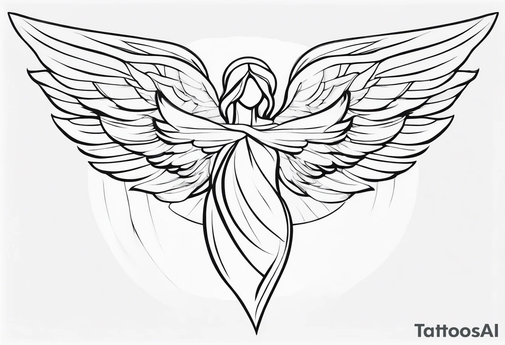 Christmas Angel tattoo idea