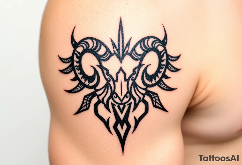 Aries tattoo idea