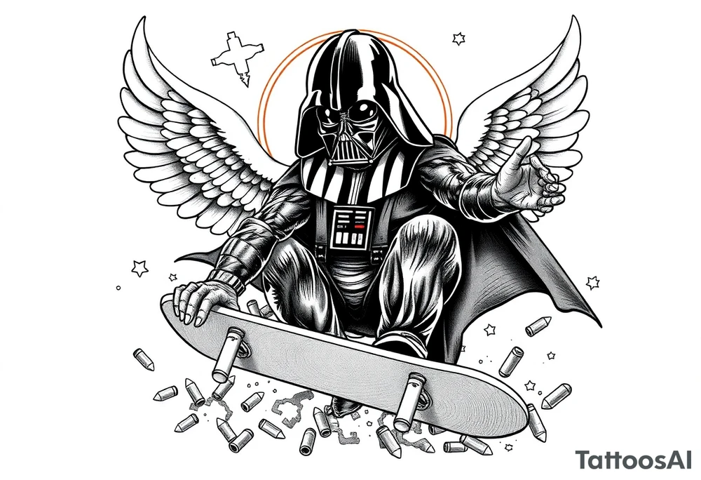 darth vader skateboarding, heaven, outdoors, harley davidson, bullets, puzzle
WORDS "Seth J. Carter"
12/29/88-01/06/24 tattoo idea