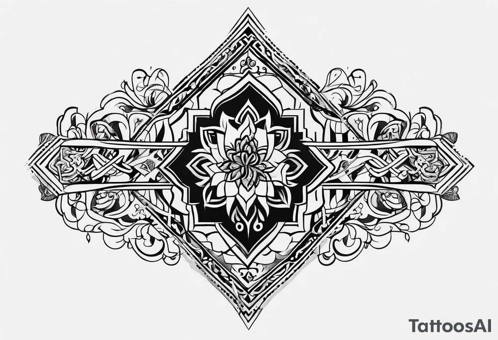 arabic writing tattoo idea