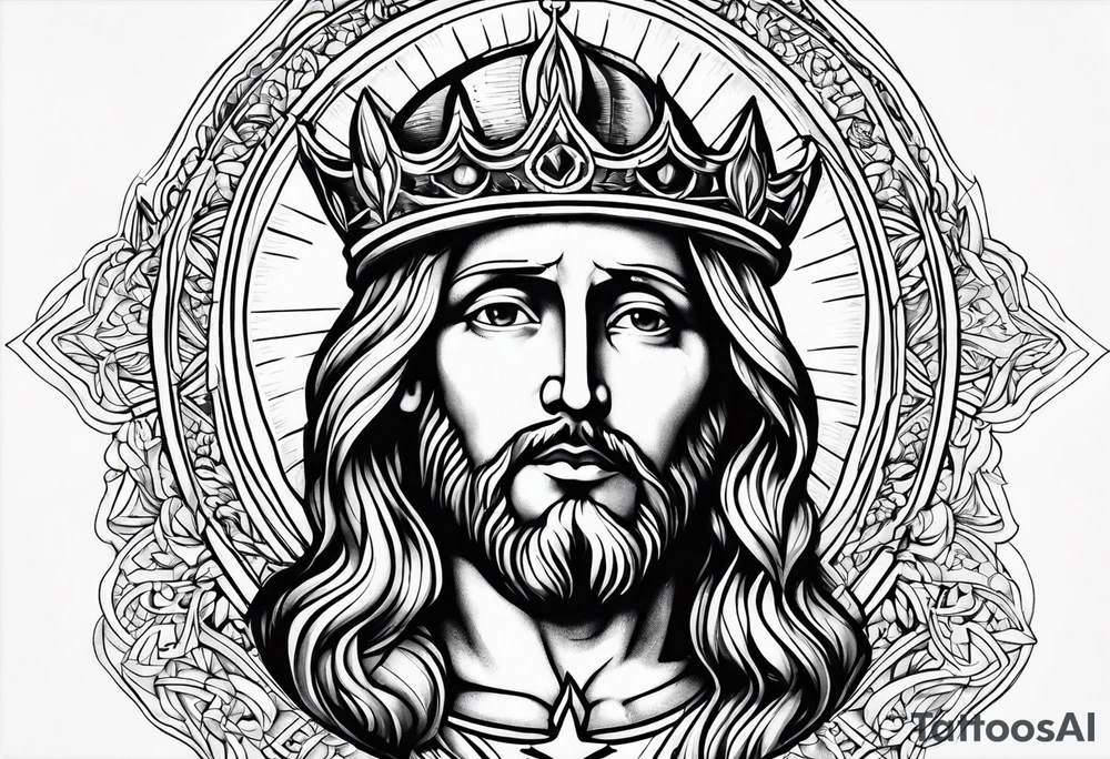 sacred heart of jesus tattoo idea