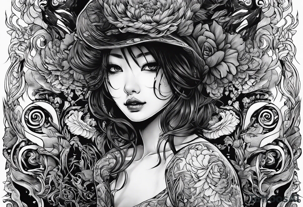 body horror tattoo idea