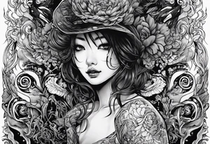 body horror tattoo idea