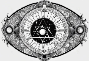 Astrology, Gemini, Natal Chart, angelic, soul mates, vision, planetary, the moon, third eye, armband tattoo idea