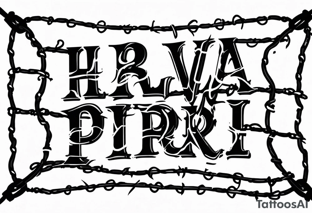 Wounded warrior valhalla barb wire prison tattoo idea