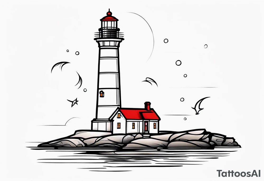 Lighthouse tattoo idea