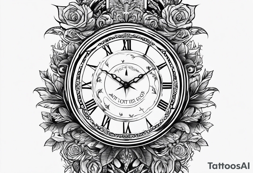 Tattoo describing Not All Those Who Wander Are Lost, describing past life events tattoo idea