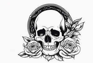 Memento mori sleeve tattoo design tattoo idea