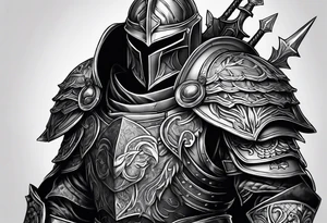heavy armor tattoo idea