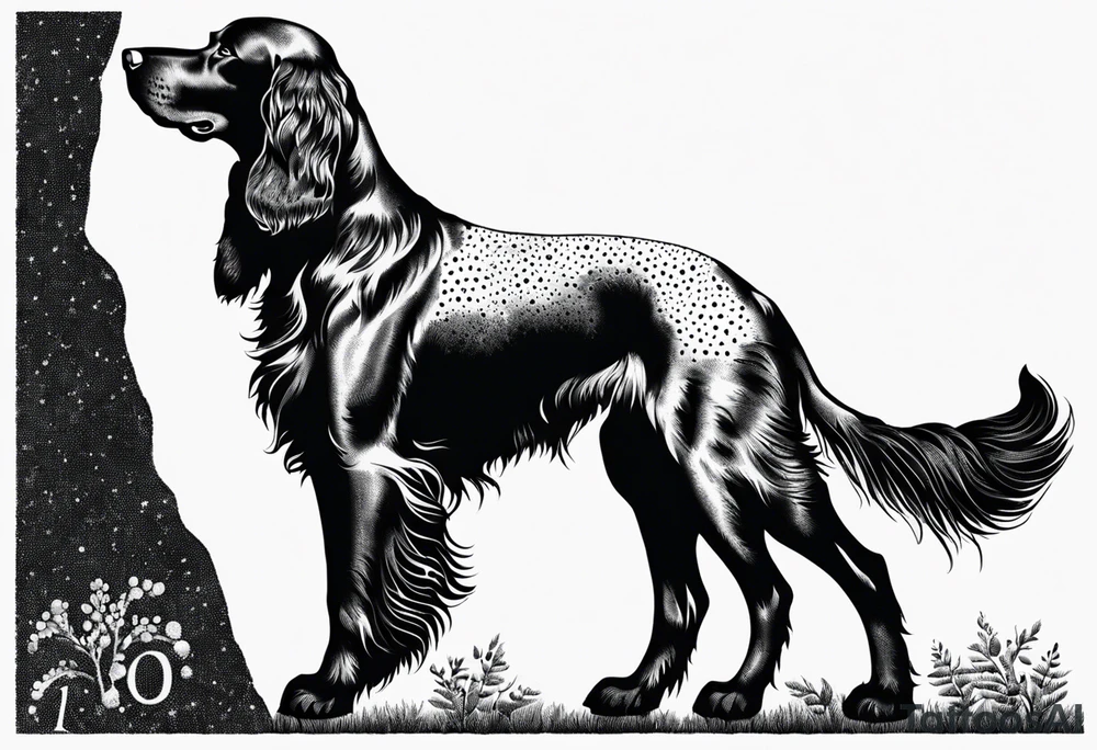 irish setter tattoo idea