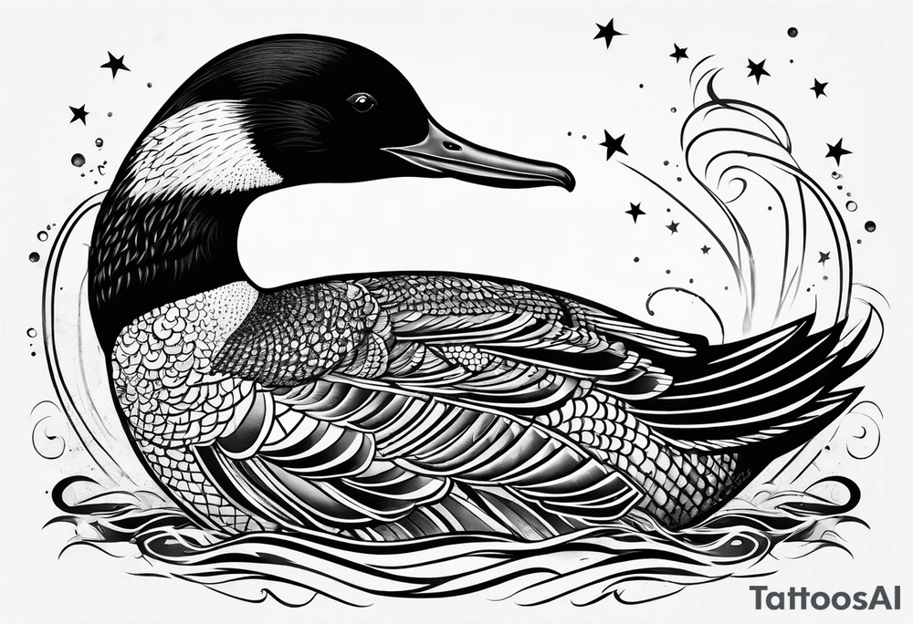 Loon dancing tattoo idea