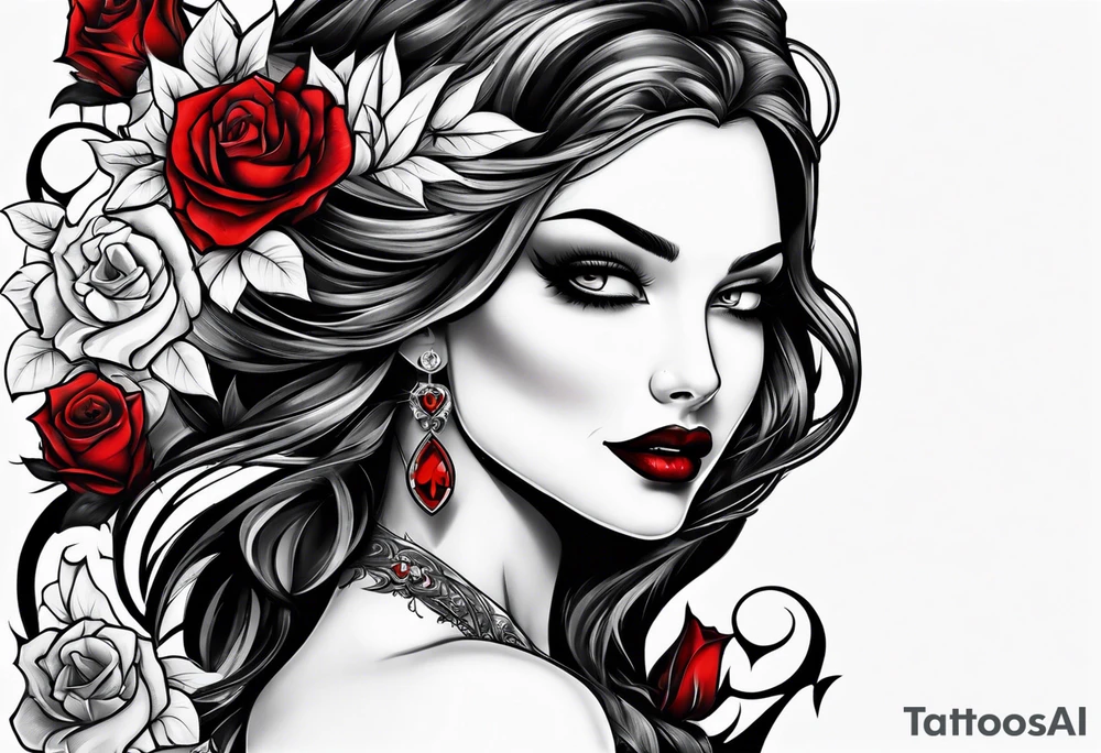 Vampire forearm tattoo design tattoo idea