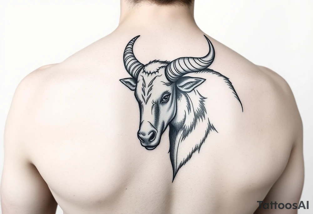 Audrey, Taurus, Wyoming tattoo idea