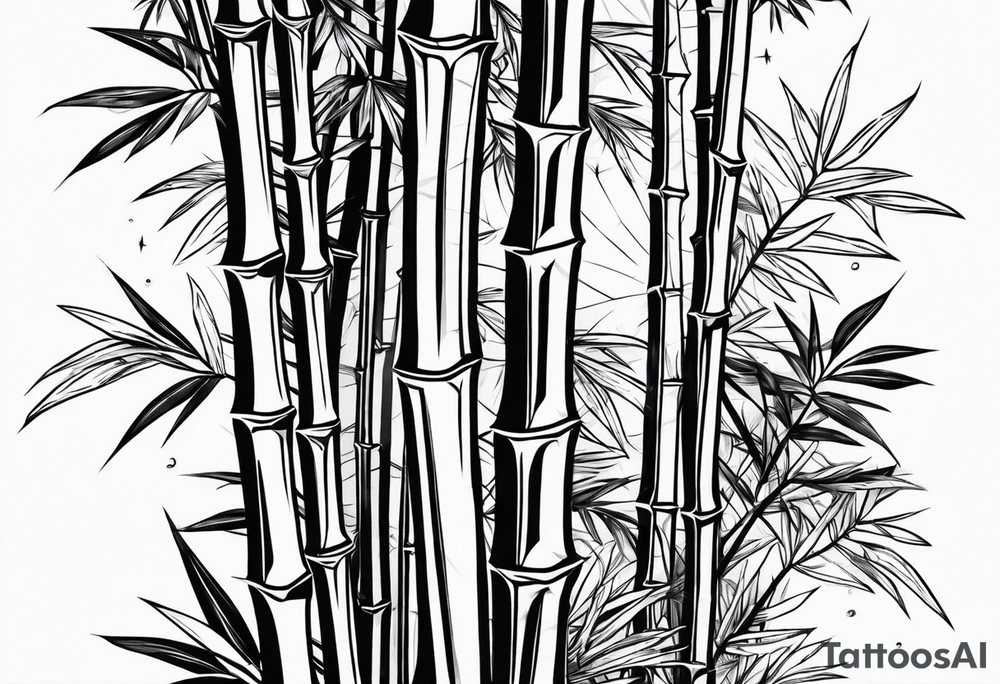 Bamboo tattoo idea