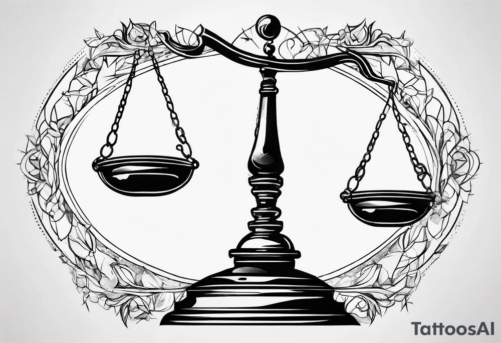 Libra constellation tattoo idea