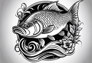 Fishing tattoo idea