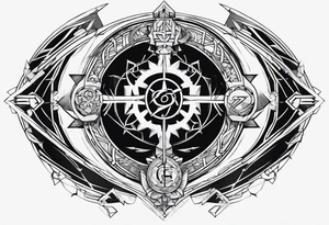 Fullmetal Alchemist: Brotherhood gate tattoo idea