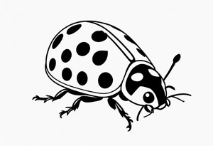 Ladybug tattoo idea