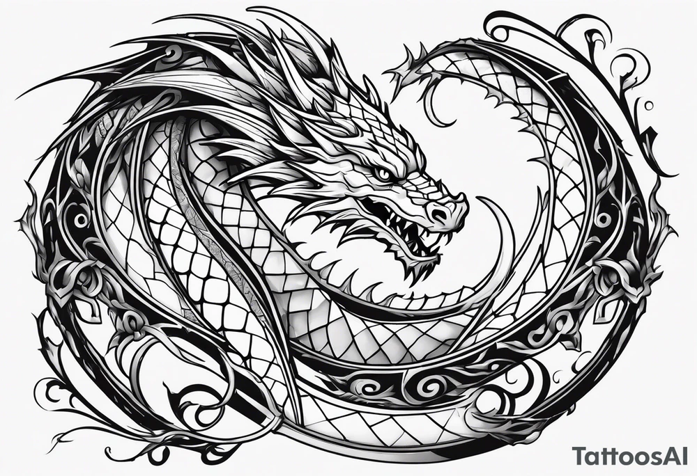 a dragon tattoo idea