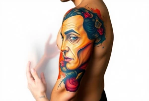 Salvador dali tattoo idea