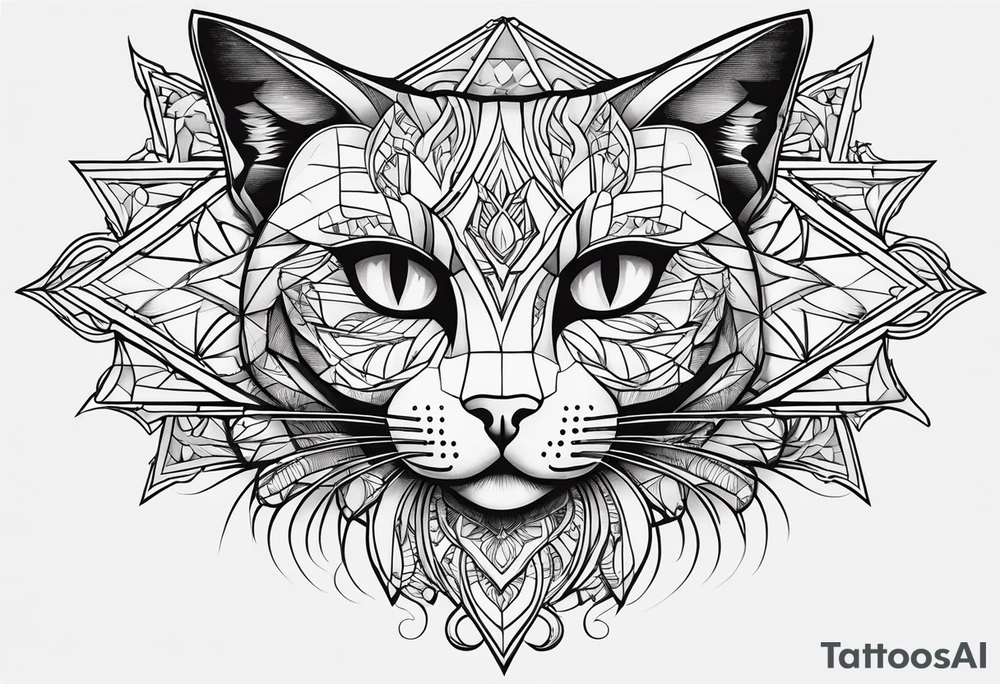 Black Cat tattoo idea