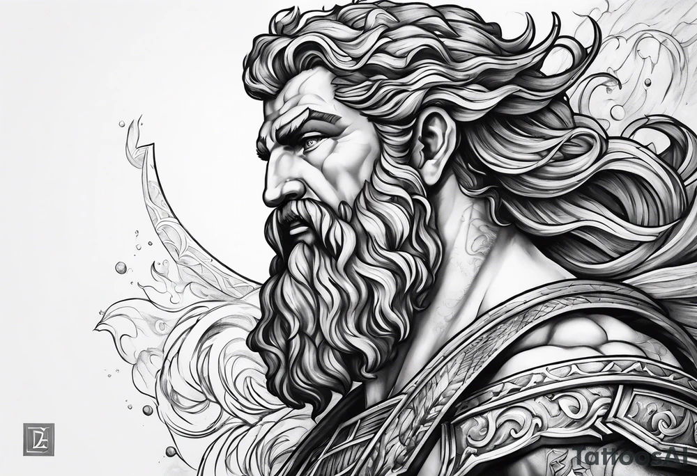 Poseidon tattoo idea