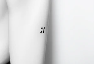 A small ";" symbol tattoo idea