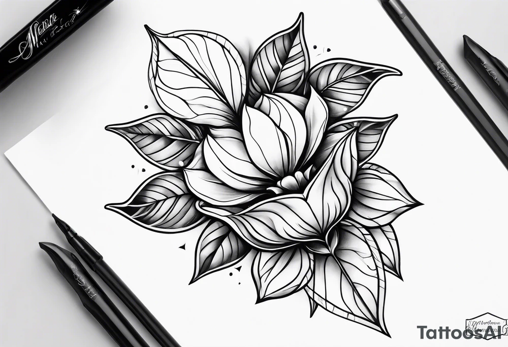 Physalis sleeve tattoo idea