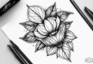 Physalis sleeve tattoo idea