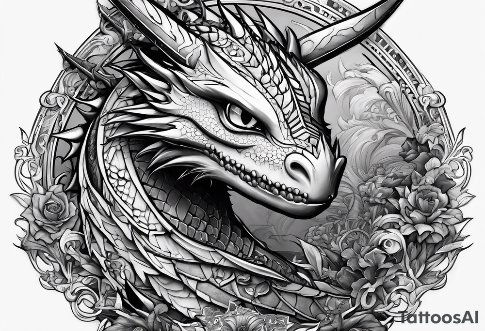 the tv show how to train your dragon tattoo idea