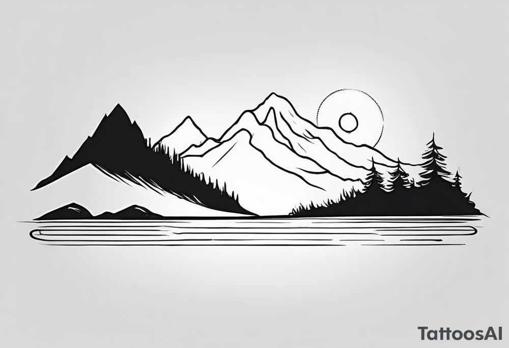 Speed trail tattoo idea