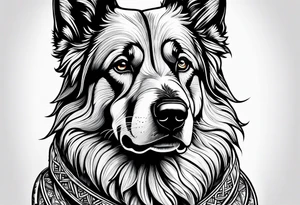 Guard dog tattoo idea