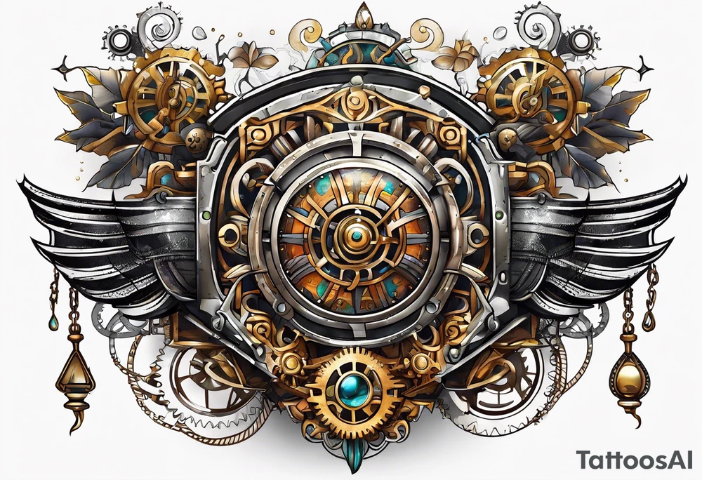 Steampunk tattoo idea
