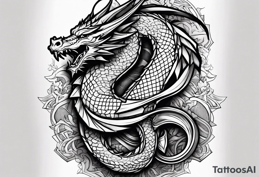 The dragon of Bosnia tattoo idea