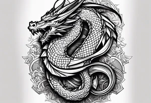 The dragon of Bosnia tattoo idea