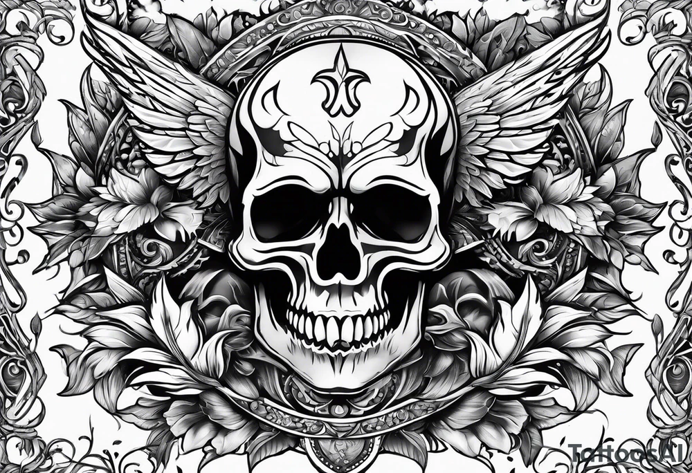 Weld,skulls,flames,sparks tattoo idea