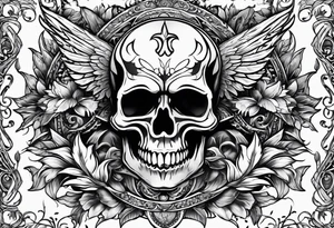 Weld,skulls,flames,sparks tattoo idea