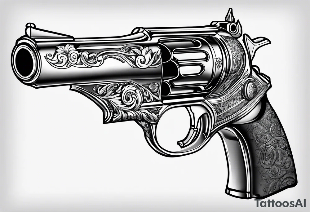 harry potter shooting gun tattoo idea
