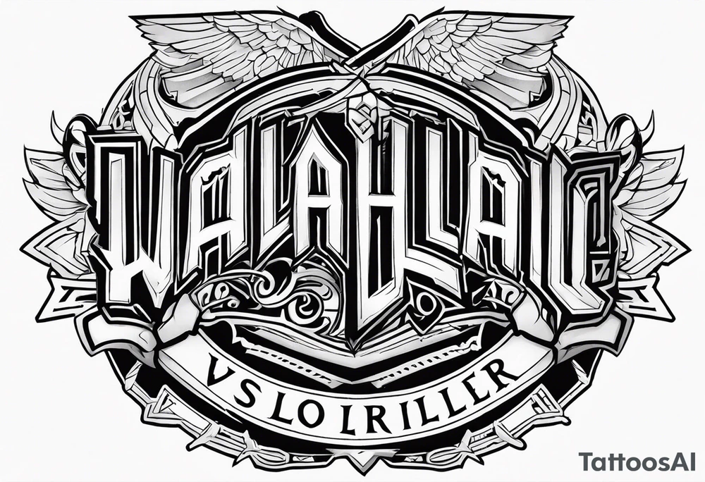 Valhalla soldier tattoo idea