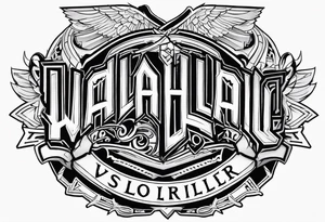 Valhalla soldier tattoo idea