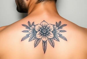 Indigenous floral 
Three 
Law of Attraction, 
Manifestation, 
gratitude tattoo idea